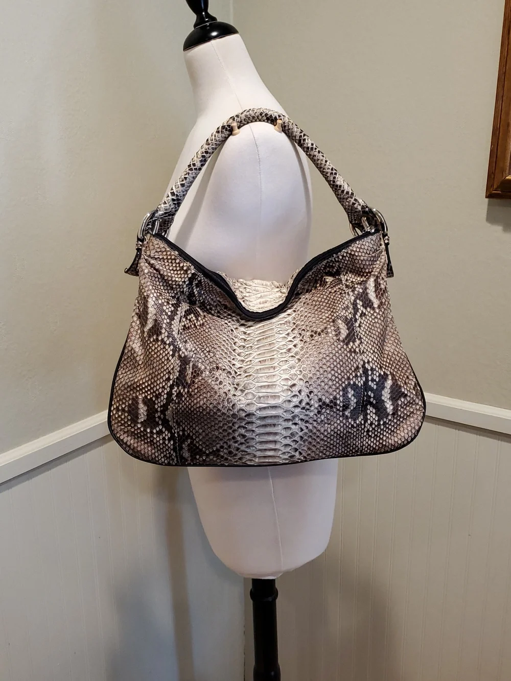 Real Python Shoulder Bag - Picture 2 of 13